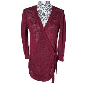 Theory lightweight wrap cardigan size medium